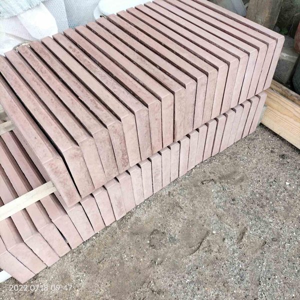 Бордюр (поребрик) тротуарний цветной 500х220х45 мм 12 кг