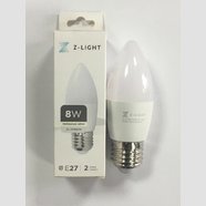 Лампа LED ZL1002, свеча 8W 220V 720LM E27 4000K, TM Z-LIGHT