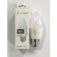 Лампа LED ZL1002, свеча 8W 220V 720LM E27 4000K, TM Z-LIGHT