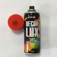 Краска акриловая, NOWAX Spray 450 ml высокотемпервтурная, красный (FLAME RED/RAL3000)