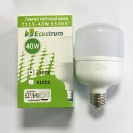 Лампа светодиодная T115-40W 6500 K Ecostrum