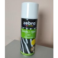 Грунт-емаль 2в1 ZEBRA №55 желтый 400 мл