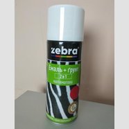 Грунт-емаль 2в1 ZEBRA №76 темно-вишневый 400 мл