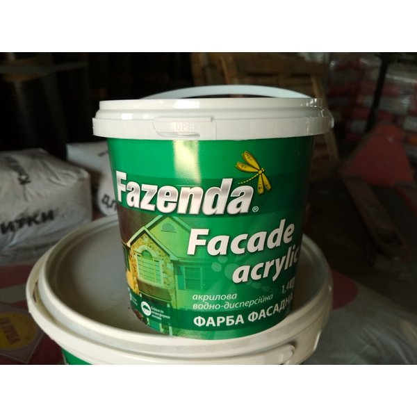 Фарба фасадная Fasade acrylic 1,2 кг, TM Fazenda