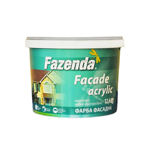 Краска фасадная Fasade acrylic 12,6 кг, TM Fazenda