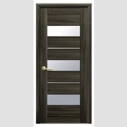 Дверное Полотно ТМ Новый Стиль Екошпон Лилу 80 кедр+стекло