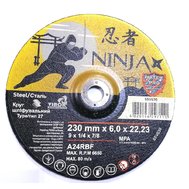 Круг зачистной NINJA TM VIROK тип 27 230 x22,23 мм t=6,0 мм