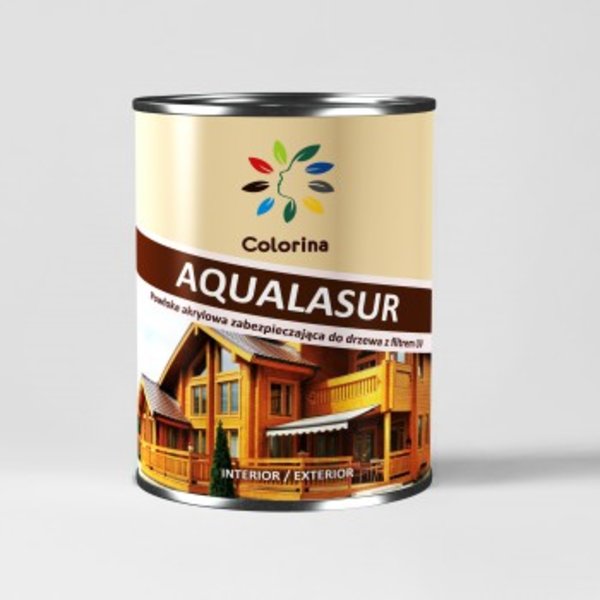 Лазурь акриловая AQVALASUR 2,5л палисандр, TM Colorina