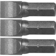 Насадка викруткова шліц SL8 25 мм, HEX 1/4, Cr-V, STHOR