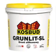 Грунтовка силиконовая с песком Grunlit-SL база 10 кг, KOSBUD