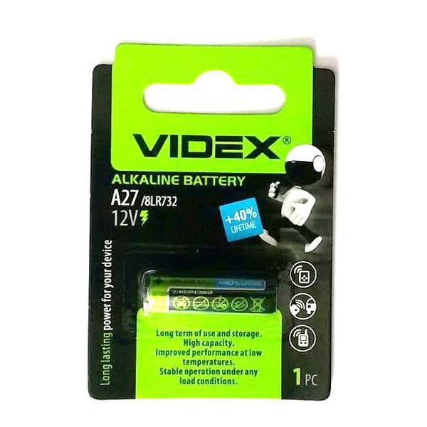 Батарейка Videx A 27 1 ВL
