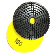 Круг Черепашка р100 d125 мм полировальный круг на липучке, INTERTOOL