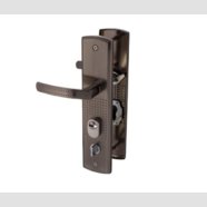 Комплект ручек + замок для китайских дверей Эконом правая