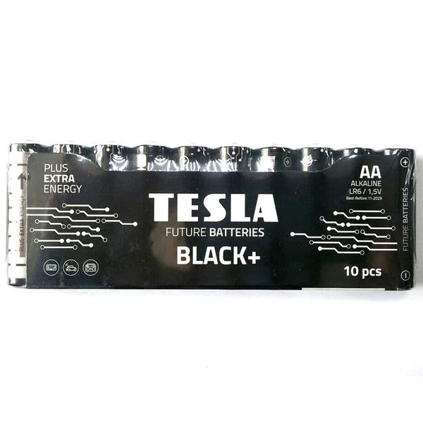 Батарейка TESLA BATTERIES AA BLACK+ (LR06/SHRINK)