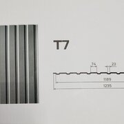 Профнастил Т-7 0,45*1235*1190 РЕ (Италия) 140