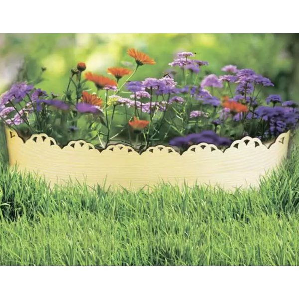 Бордюрная лента оранжевая 150x0,65x9000 мм, АЛЬТА Сад