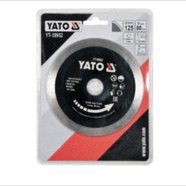 Алмазный диск по гресу, стеклу, керамике 125х1,6х10х22,2 мм мокрый и сухой рез, YATO