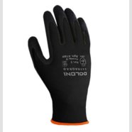Перчатки TM DOLONI с латексным обливом 4189, черные 9 размер