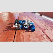 Саморіз покрівельний по металу 9R6 4,8х19 мм RAL5005 синій