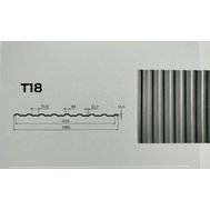 Профнастил Т-18 0,45*1180*1120 Printech(Корея) 80