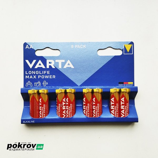 Батарейка VARTA 4706 (LR06) Maxi-Tech New 1x8 шт.