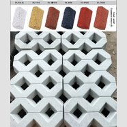 Плитка тротуарная Эко парковка, цветная 600х400х60 мм (4шт. в м2)