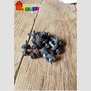 Саморіз покрівельний по металу 9R6 4,8х19 мм RAL7016 антрацитово-сірий