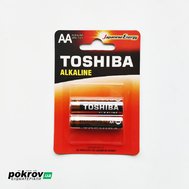 Батарейка TOSHIBA LR6 HP ALKALINE blister 2 шт