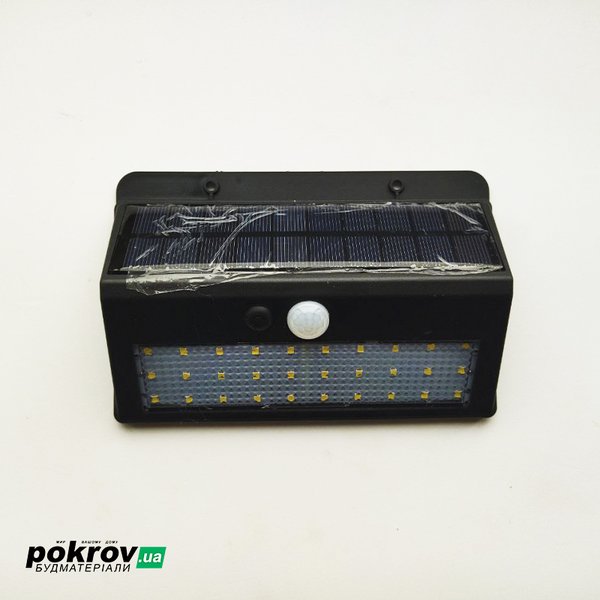 Фонарь настенный уличный XF-6012-30SMD (солн.панель, дат.движ, дат.света) 1 режим