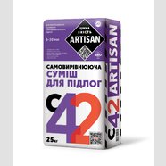 Самовирівнююча суміш для підлог (ПРОСРОЧКА) С-42 5-20 мм 25 кг, ТМ ARTISAN