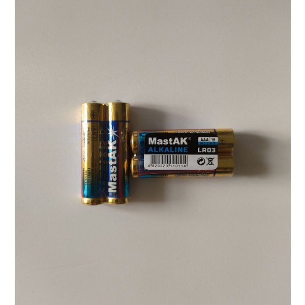 Батарейка MastAK LR-03 AAA Alkaline S2 Space technology