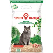 Наполнитель для туалетов домашных животных древесный 3 кг, Чисті Лапки