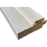 Дверная коробка МДФ со шпонкою 80*34*2070 Экошпон, Шимо Ваниль, стоевая