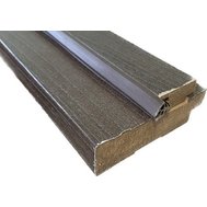 Дверная коробка МДФ со шпонкой 80*34*2070 Экошпон, Шимо Махонь, стоевая