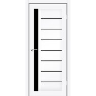 Дверное полотно Аркадия (800х2000, Шимо пекан, саптин белый) ясень патина