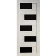 Дверное полотно коллекция Liberty Palmira  (цвет в ассортименте) стекло черное 60