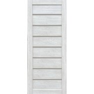 Дверное полотно коллекция Sonata PVC Lira (цвет в ассортименте) стекло сатин белый 70