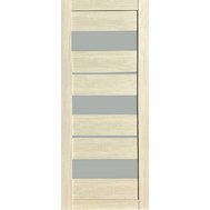 Дверное полотно коллекция Sonata PVC Flora (цвет в ассортименте) стекло сатин белый 60