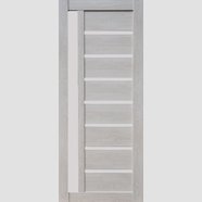 Дверное полотно коллекция Sonata PVC Arcadia (цвет в ассортименте) стекло сатин белый 60