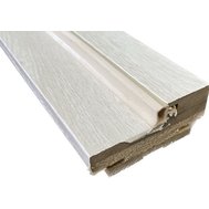 Дверная коробка дерево сэндвич телескоп 90*38*2070 PVH, Бук Шале, стоевая