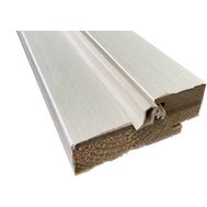 Дверная коробка деревянная 80*34*2070 Экошпон, Шимо Ваниль, стоевая