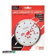 Алмазний диск 180x25,4 мм Continious плитка 35-50280, RED CUT