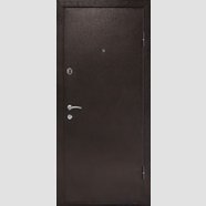 Двері вхідні мет/мдф ПУ-01 Горіх коньячн (1900*960 R)