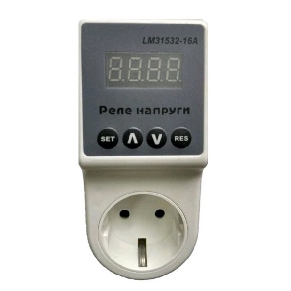 Реле напруги в розетку Щит LM31532-16A, Lemanso