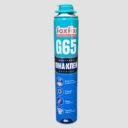 Клей-піна універсальна ПРО+ручка G65 (-15 +35С) 850 мл 900 г, FOXFIX