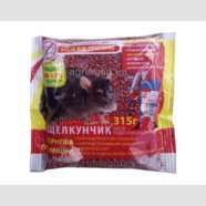 Засіб для боротьби з мишами Щелкунчик 315 г зерно сир+арахіс з муміфікатором