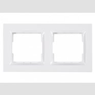 Рамка 2-я горизонт біла JAZZ 9022, LUXEL