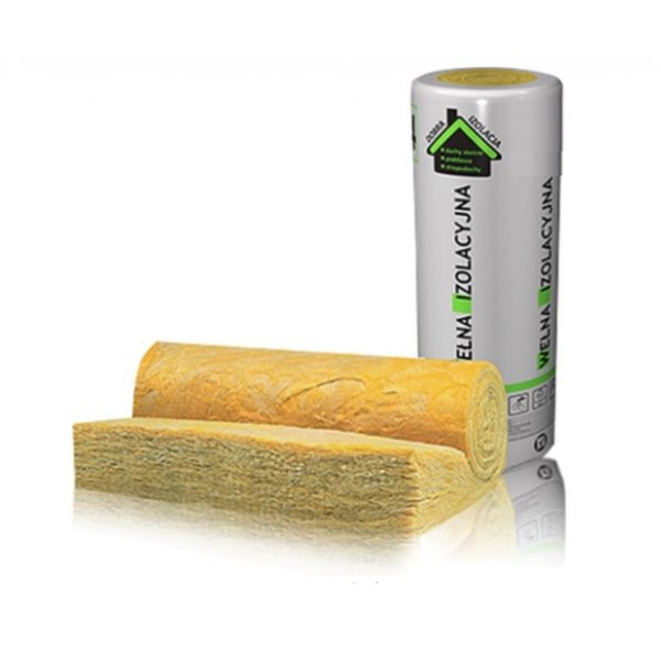 Вата мінеральна ізоляційна Welna glass wool 44 2х8000/1200/50 19,2 м2