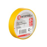 Ізострічка (изолента) 0,15мм 17 мм 20 м IT-0052 жовта, Intertool