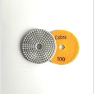 Круг алмазний Черепашка полірувальний для бетону Р 100 100 мм на липучці